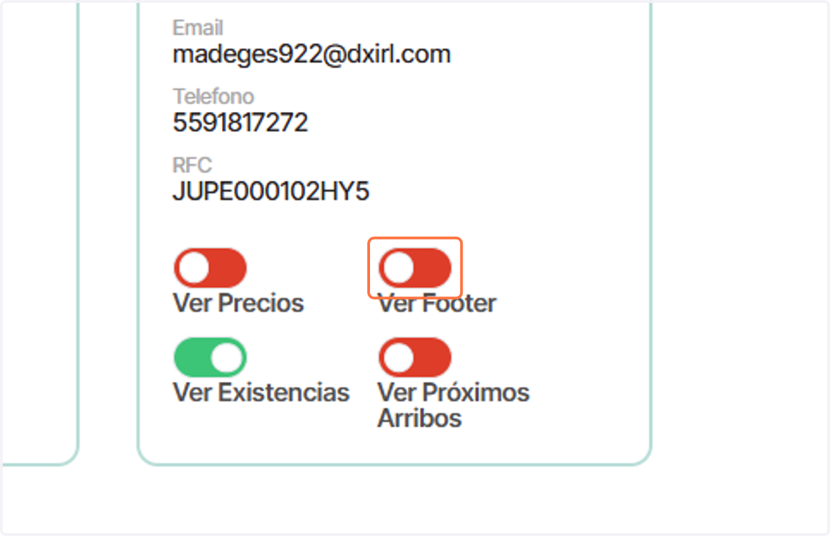 Aquí podrás agregar o quitar permisos a ese usuario en específico