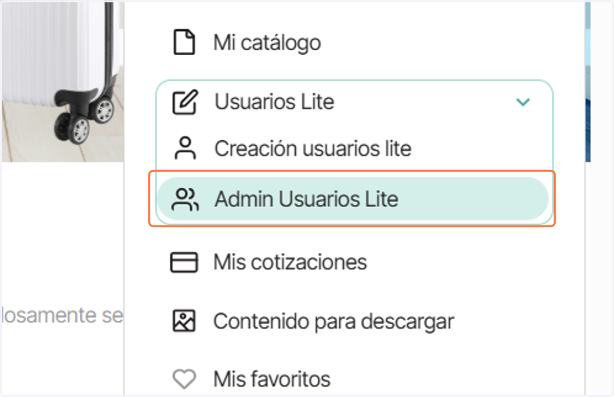 En el mismo menú de Usuarios lite encontrarás el módulo de permisos