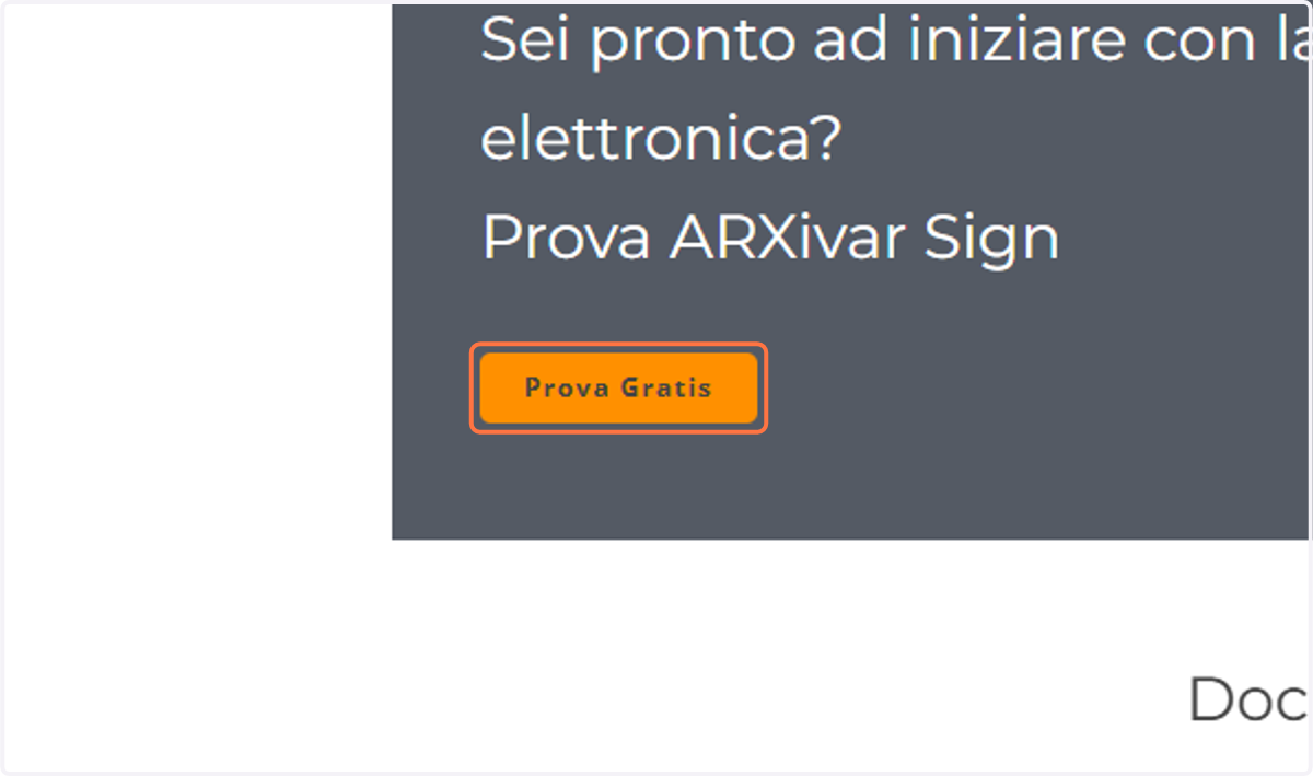 Cliccare sul pulsante