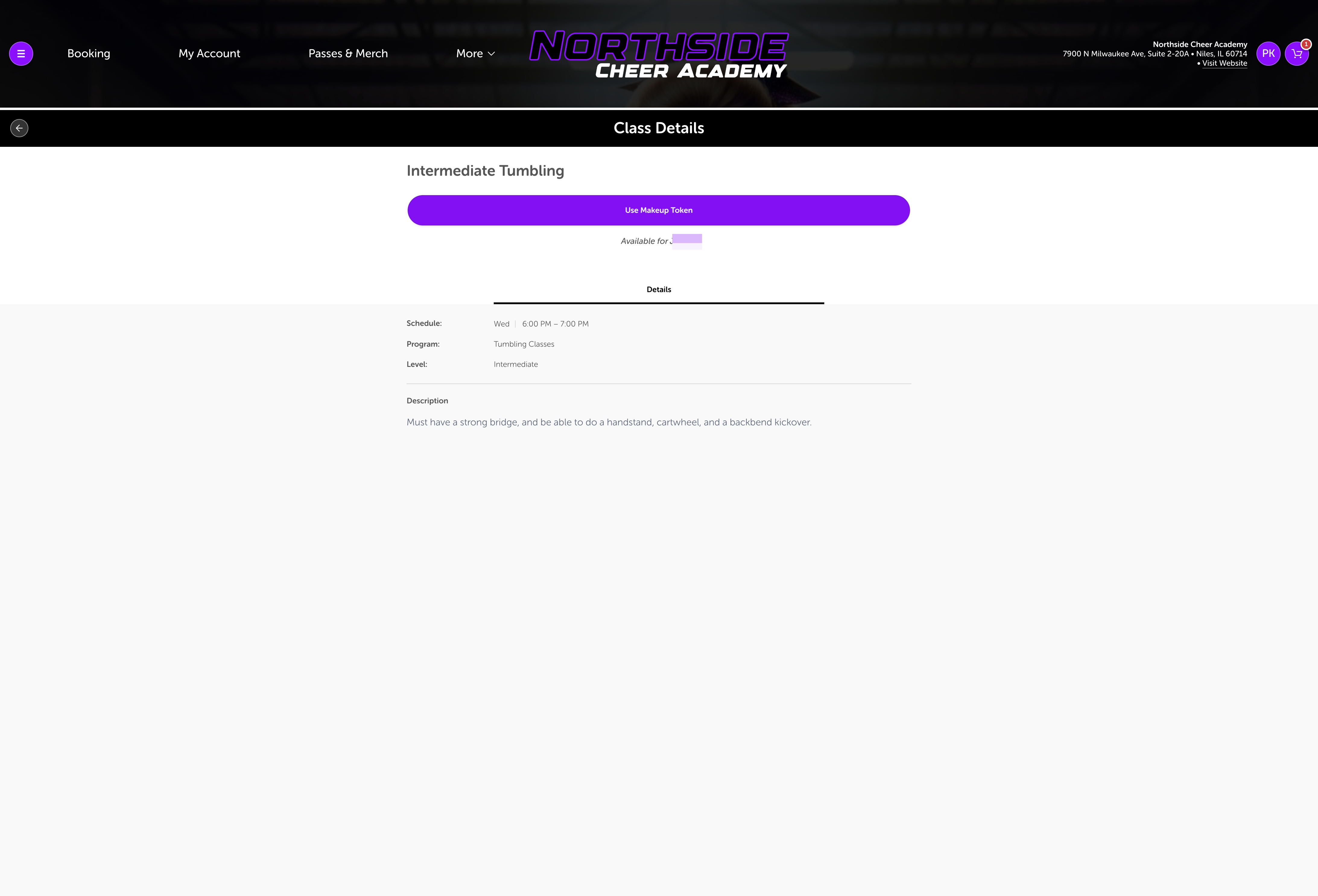 Click on Use Makeup Token