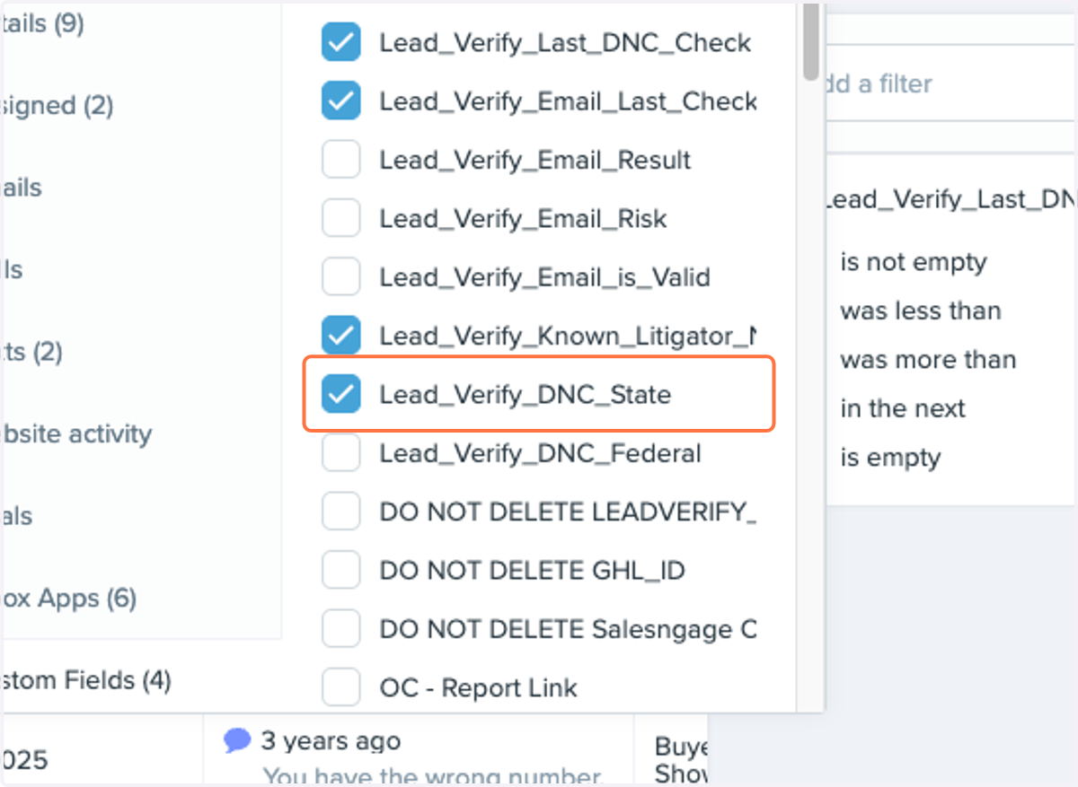Uncheck Lead_Verify_DNC_State