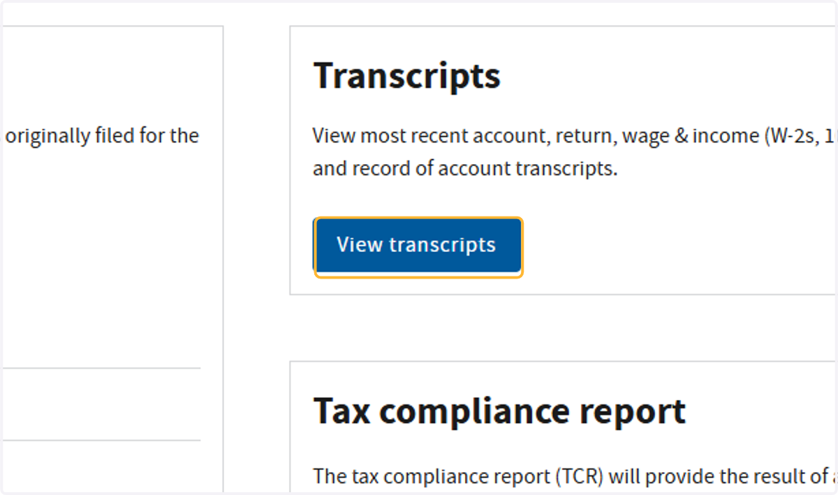 Click on Tax Records