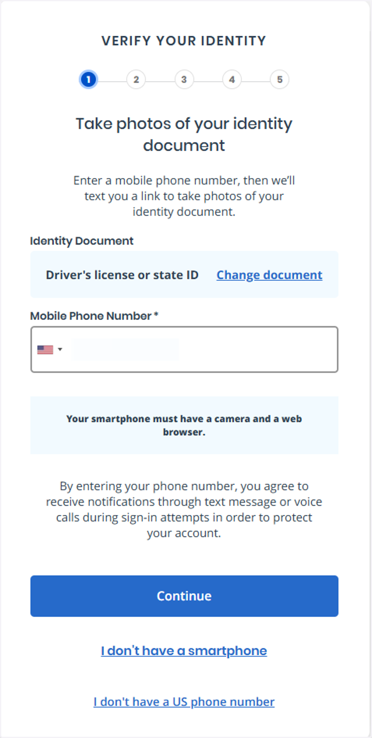 Ensure the Phone Number is Correct