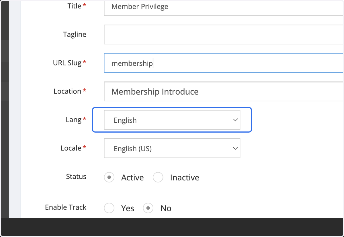 Select Language