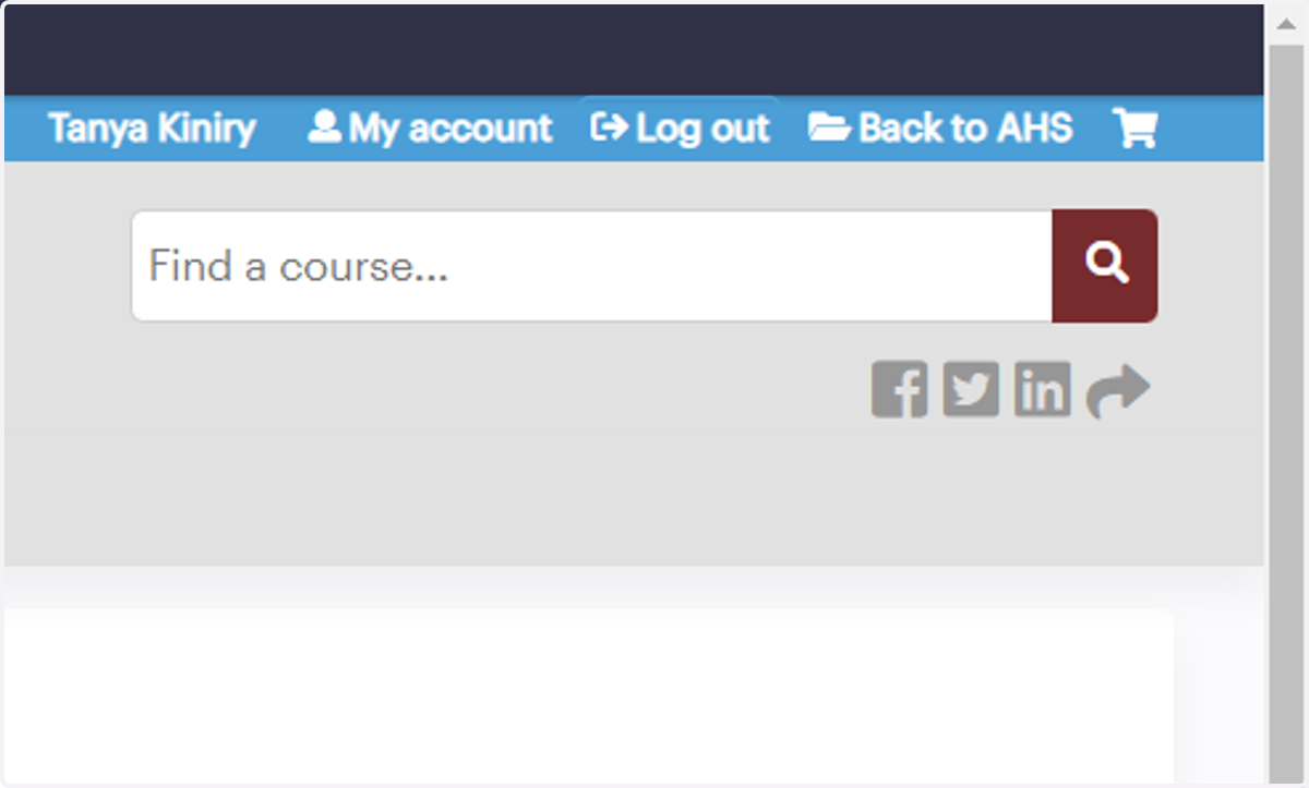 Log out or return back to the AHS website for more headache medicine resources!