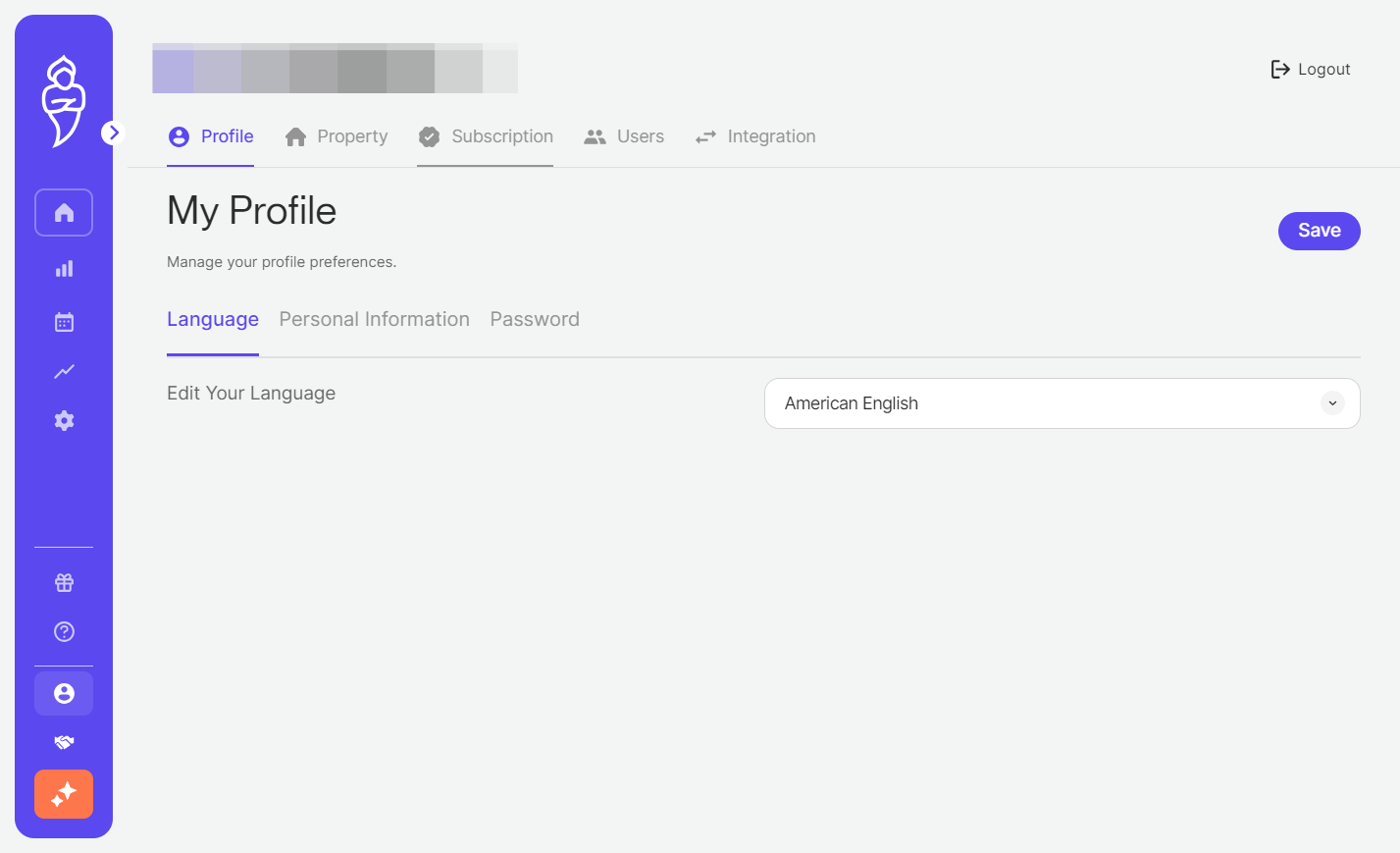 Click on Subscription