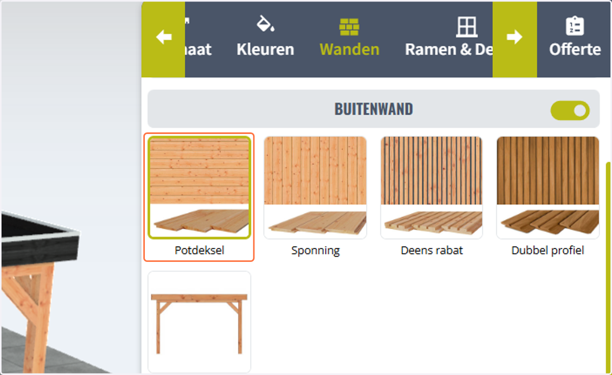 Afwerking buitenwanden