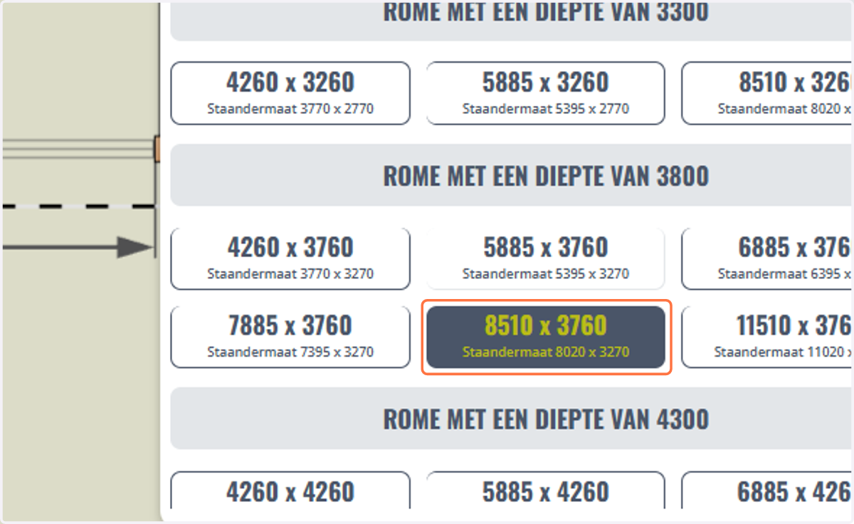 Standaard maten