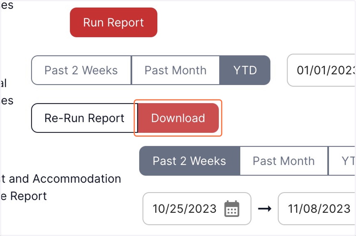 Once you click download, the report generated will be downloaded to your system.