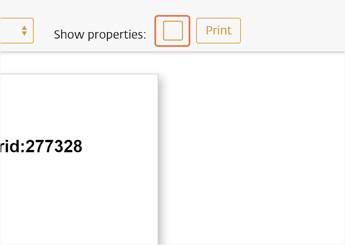 Add properties to display with the QR code