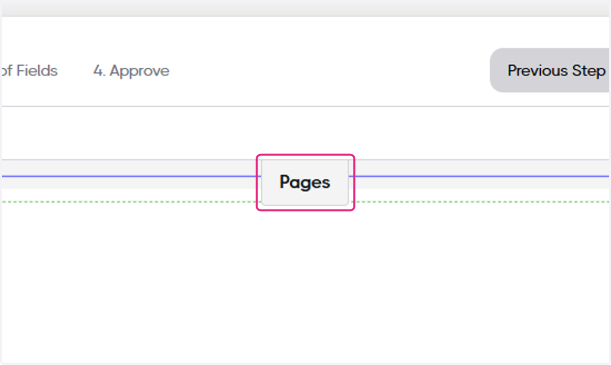 Click on Pages