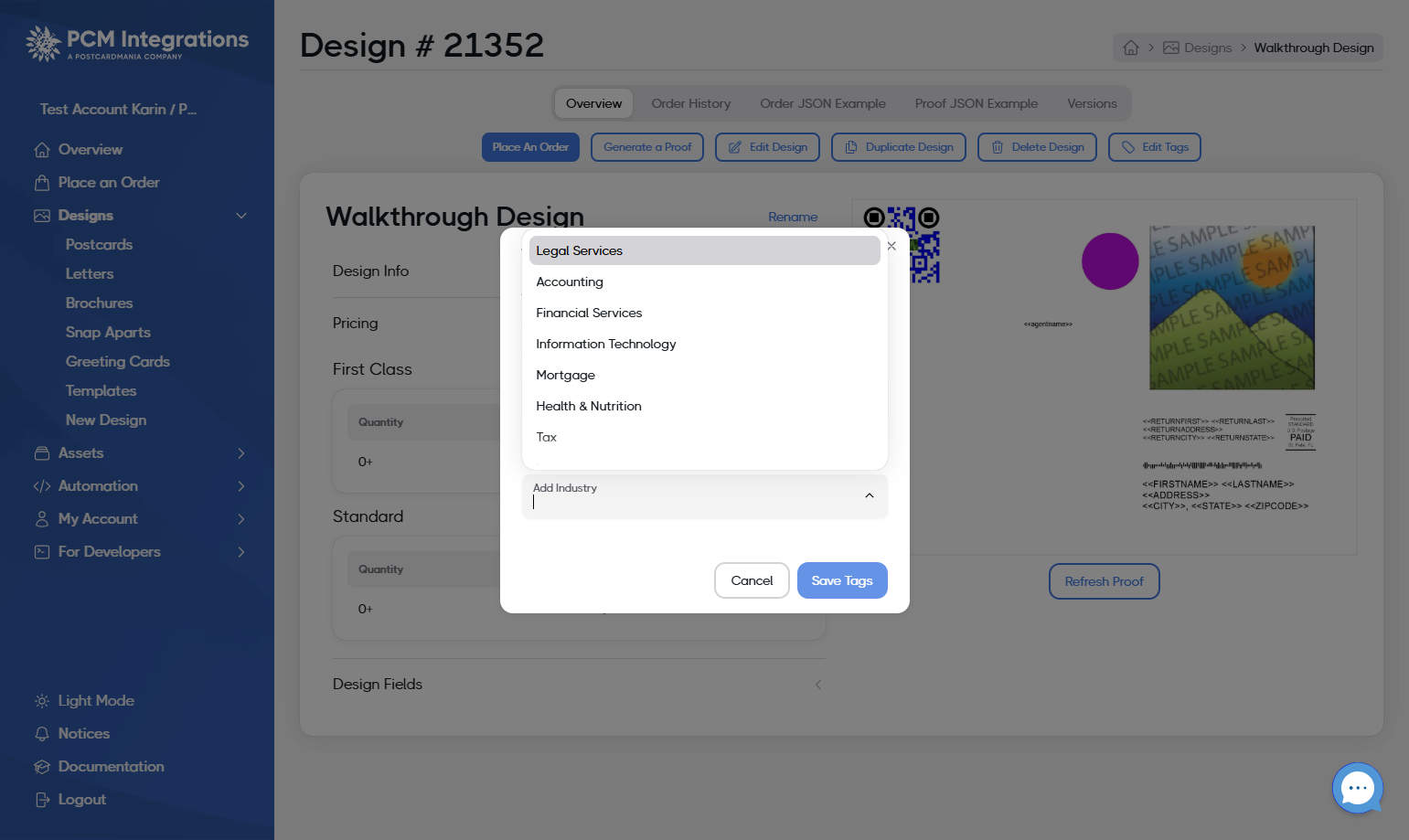 Click on Save Tags