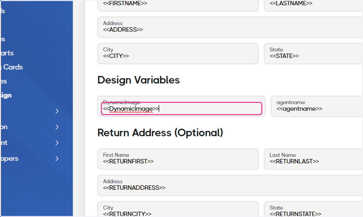 Review your design variables