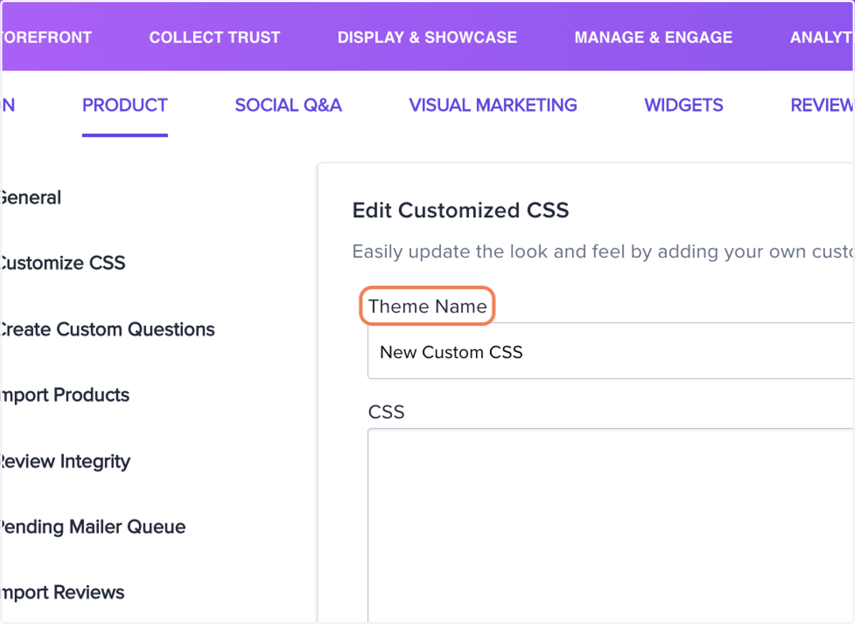 Click on Theme Name