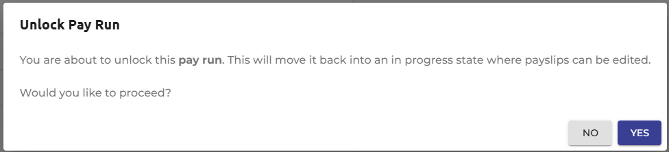Select 'Yes'