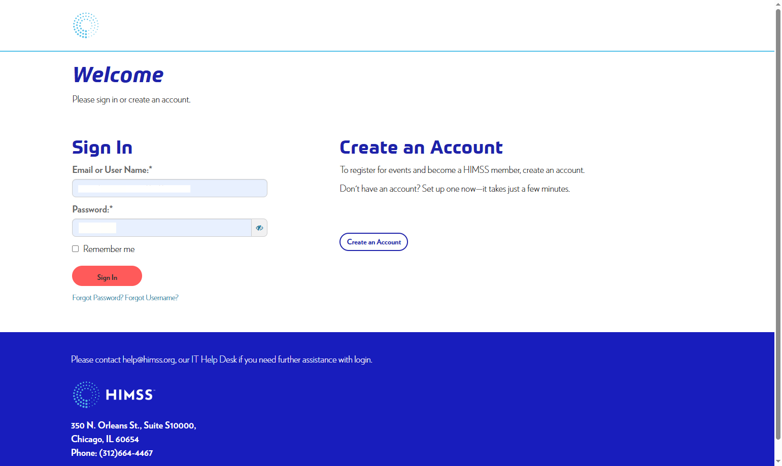 Click on Sign In