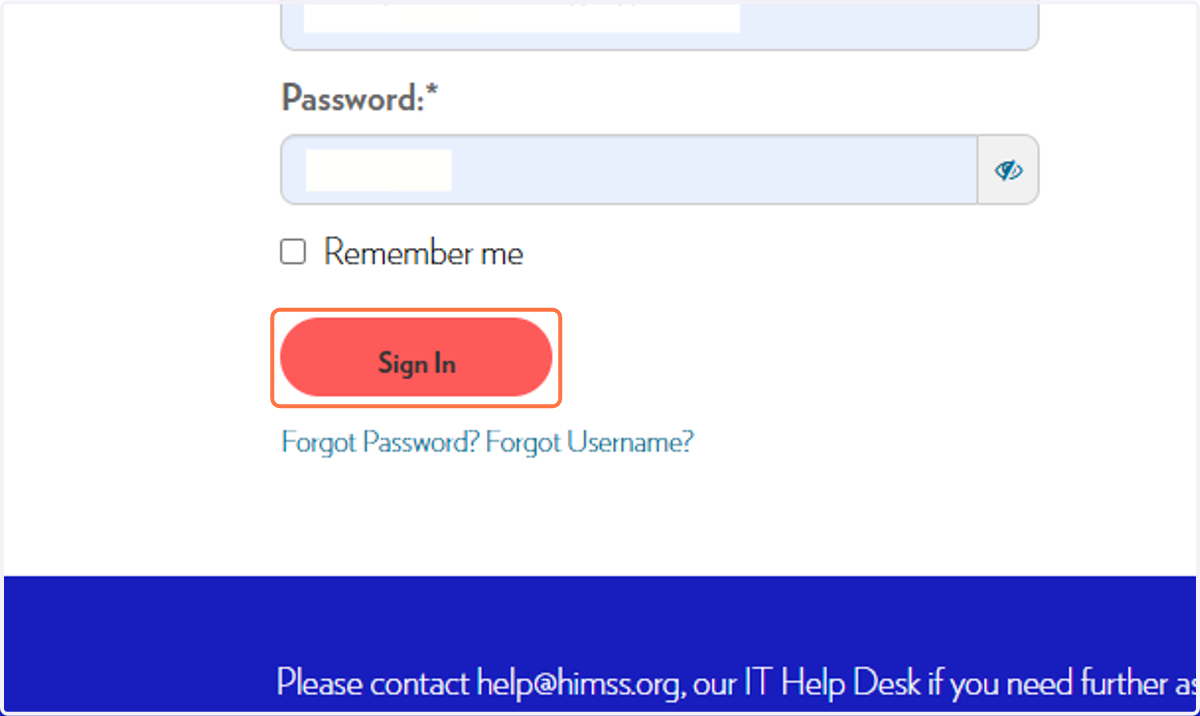 Click on Sign In
