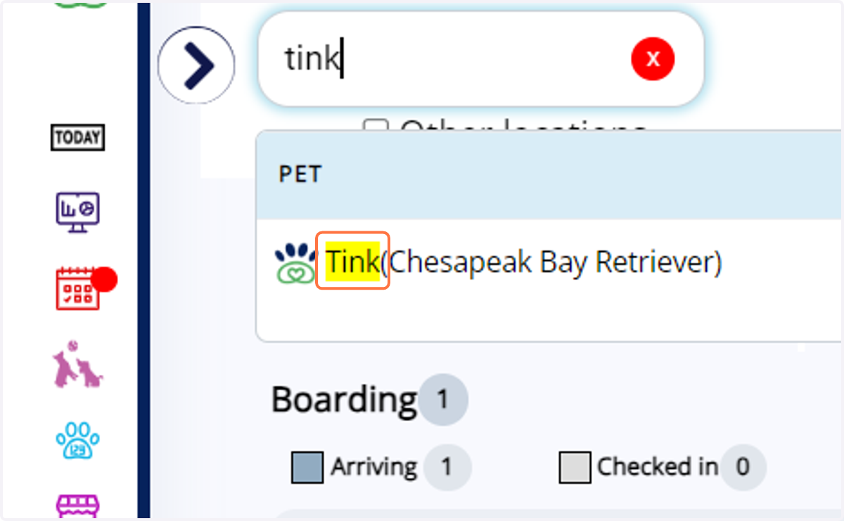 Click on Tink