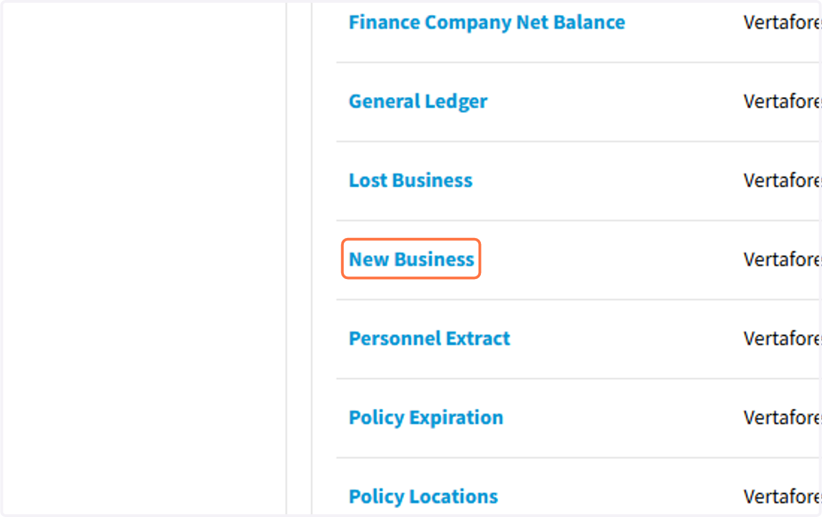 Select New Business