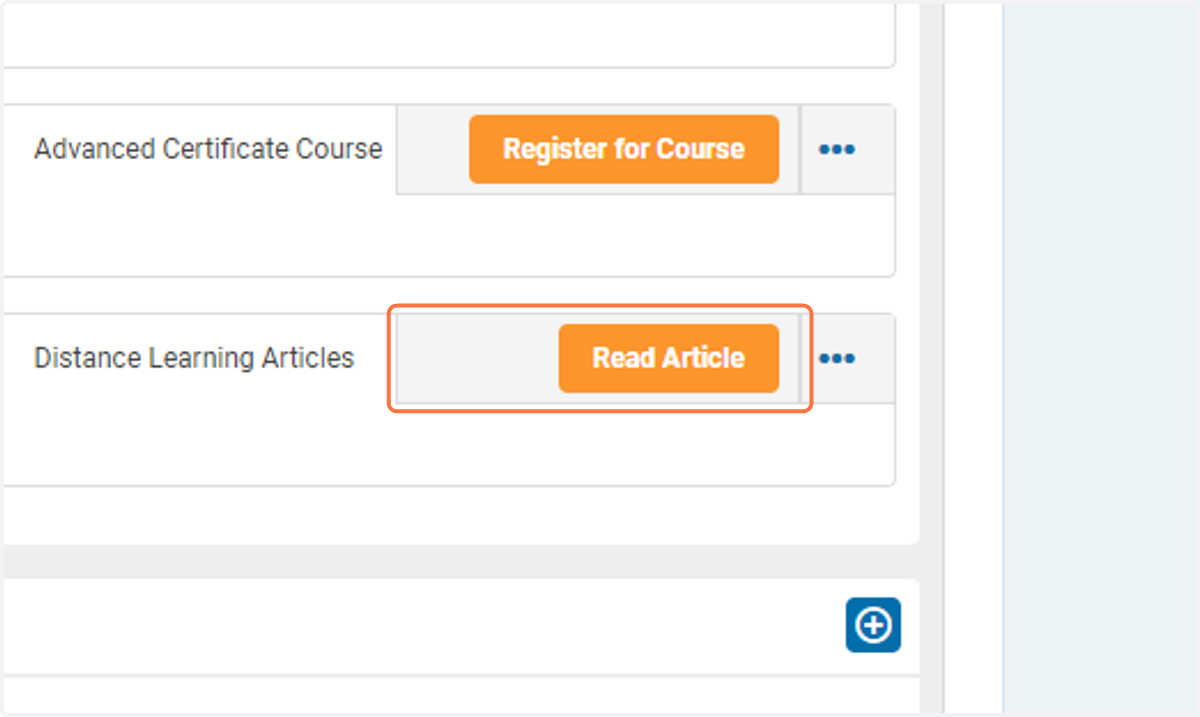 The course will now be in your CE bank