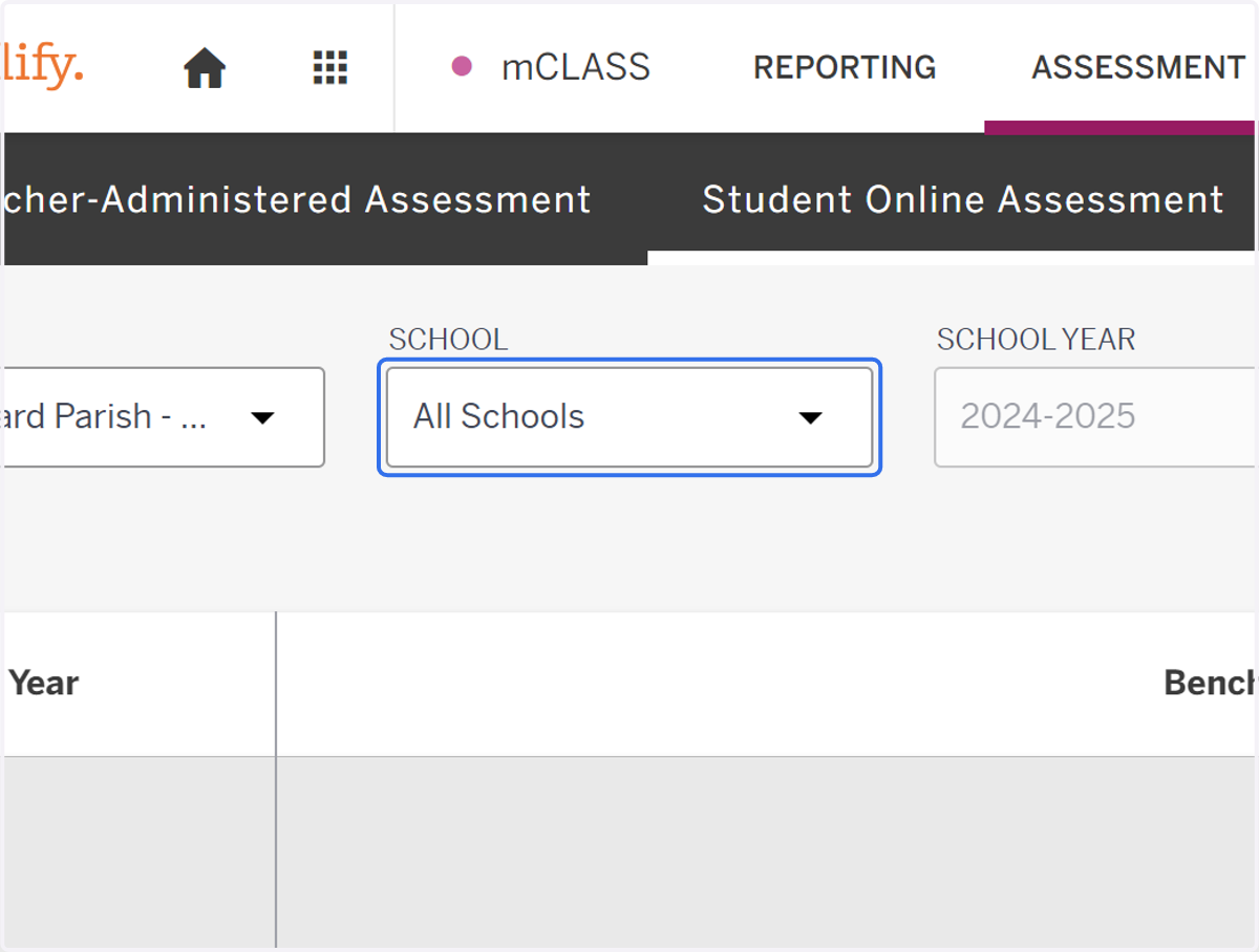 Click on All Schools