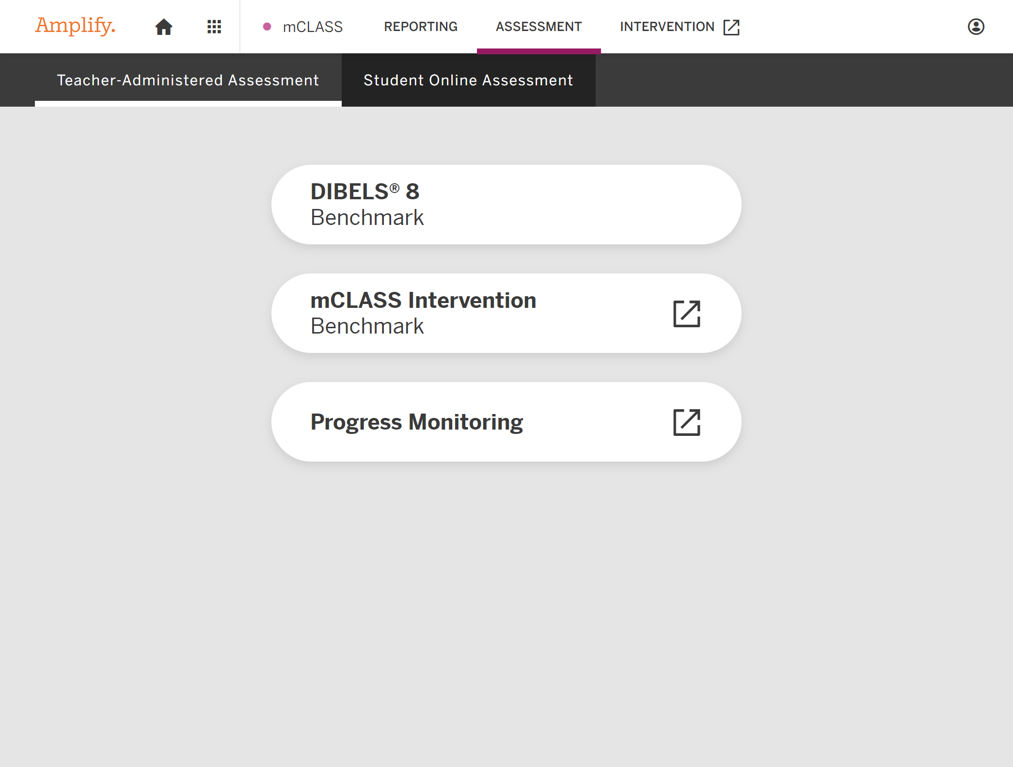 Click on Student Online Assessment
