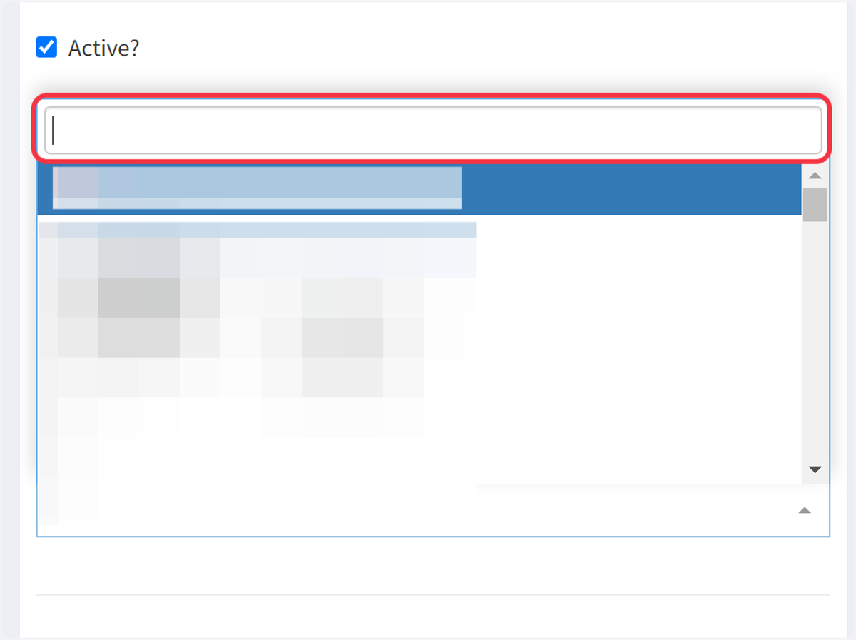 From the 'Select Organization' dropdown, select the organization this product is associated with.