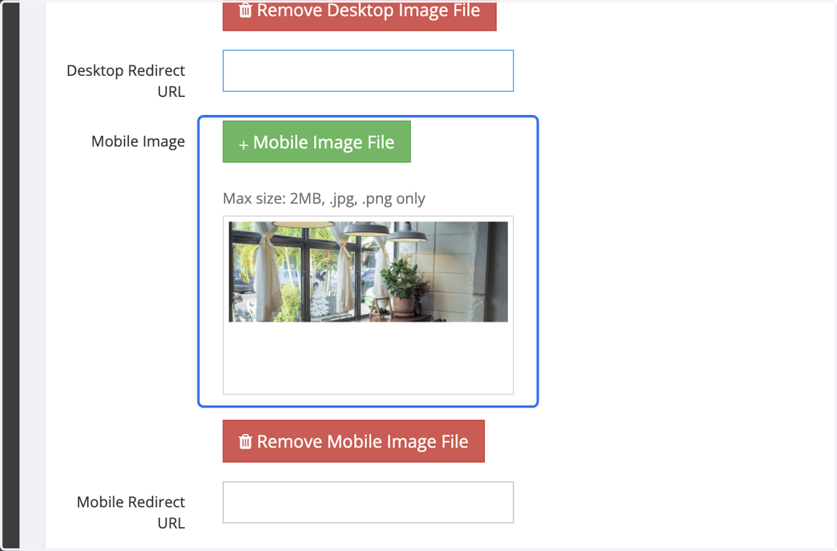 Insert Mobile Image