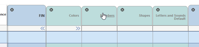 Click on the title Numbers to add all of the numbers under that column.