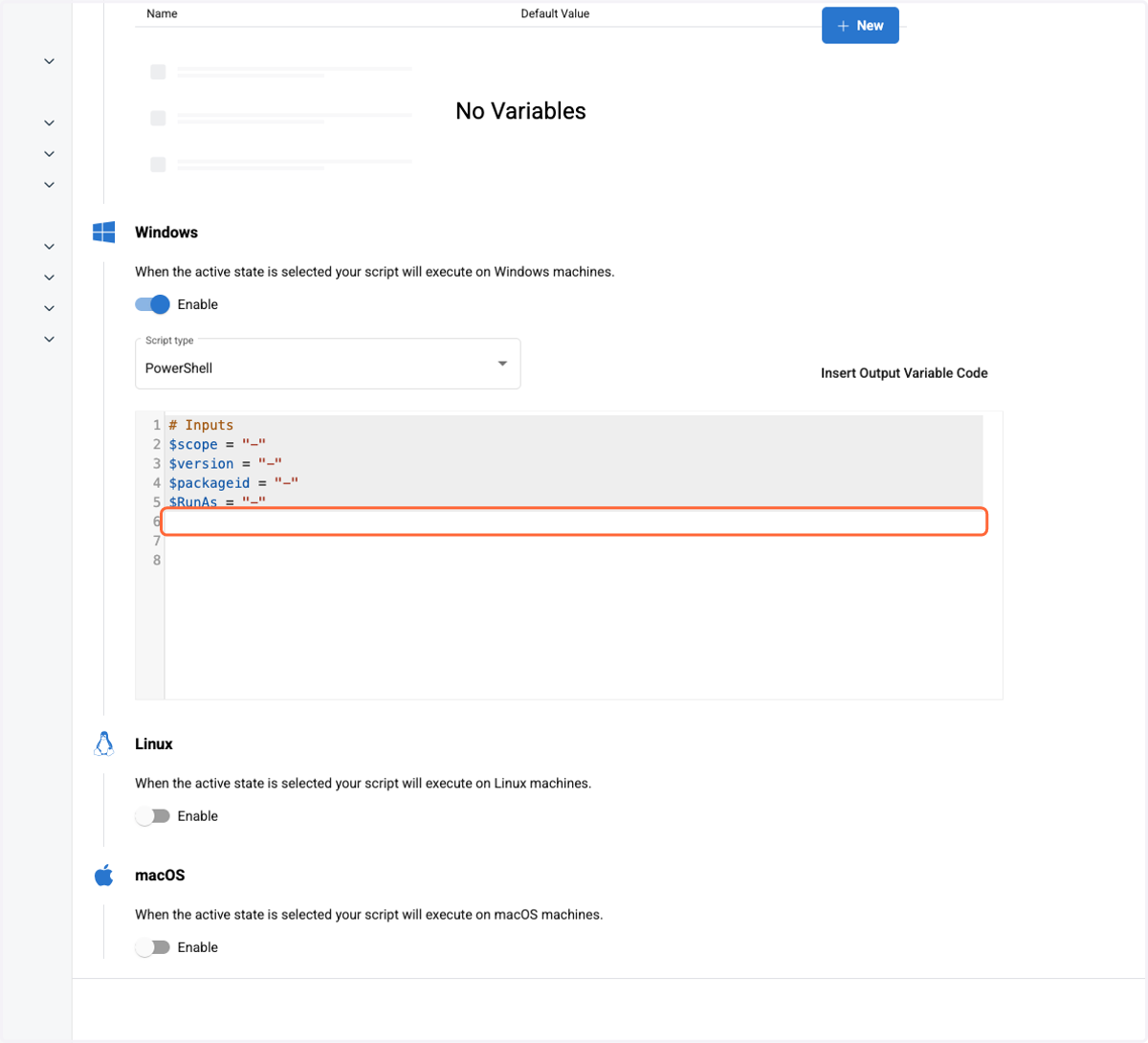 Click on the text area