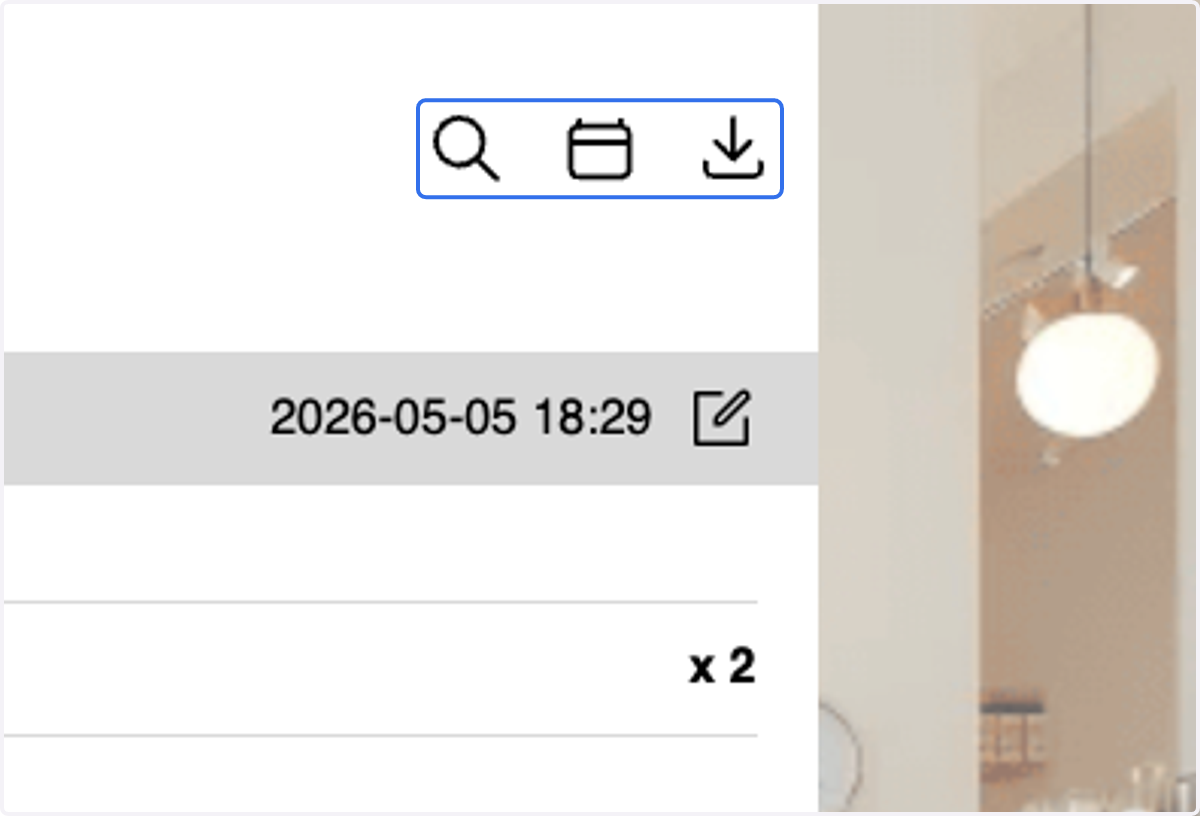 or You can search by History ID or Member ID/ apply date filters