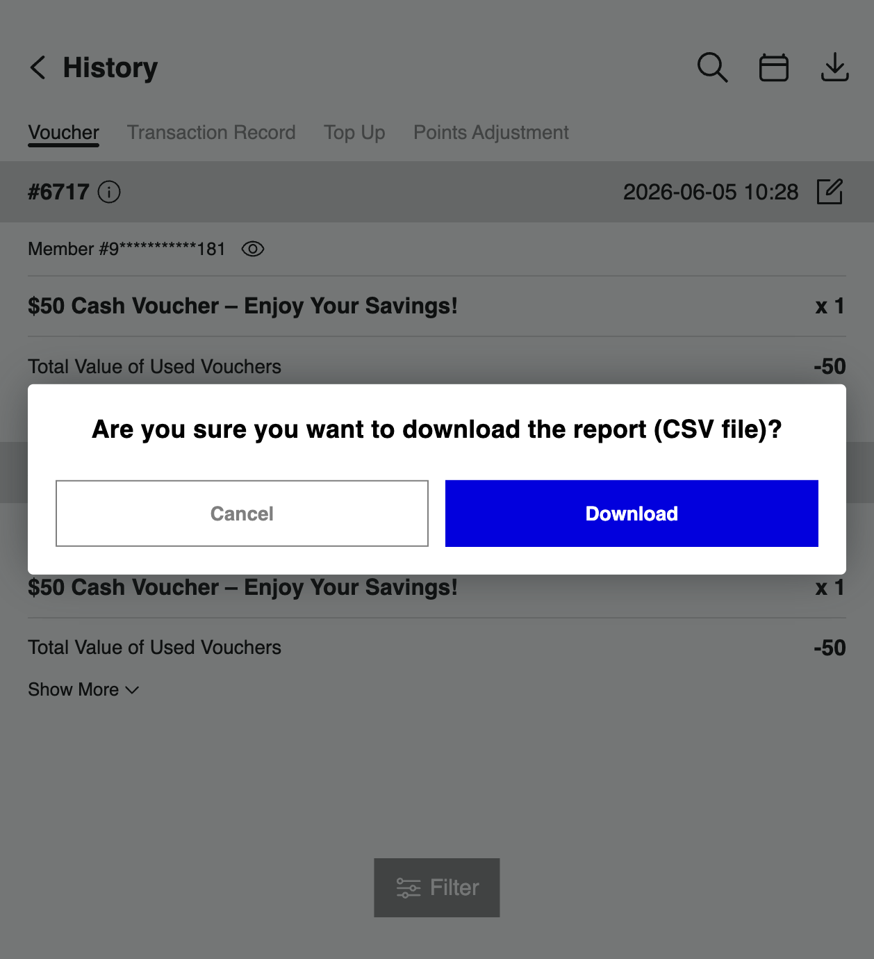 Click on Download