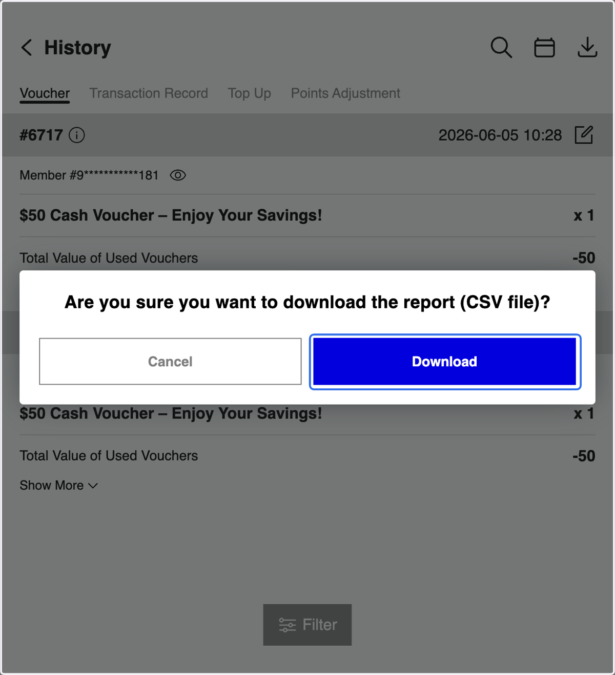 Click on Download