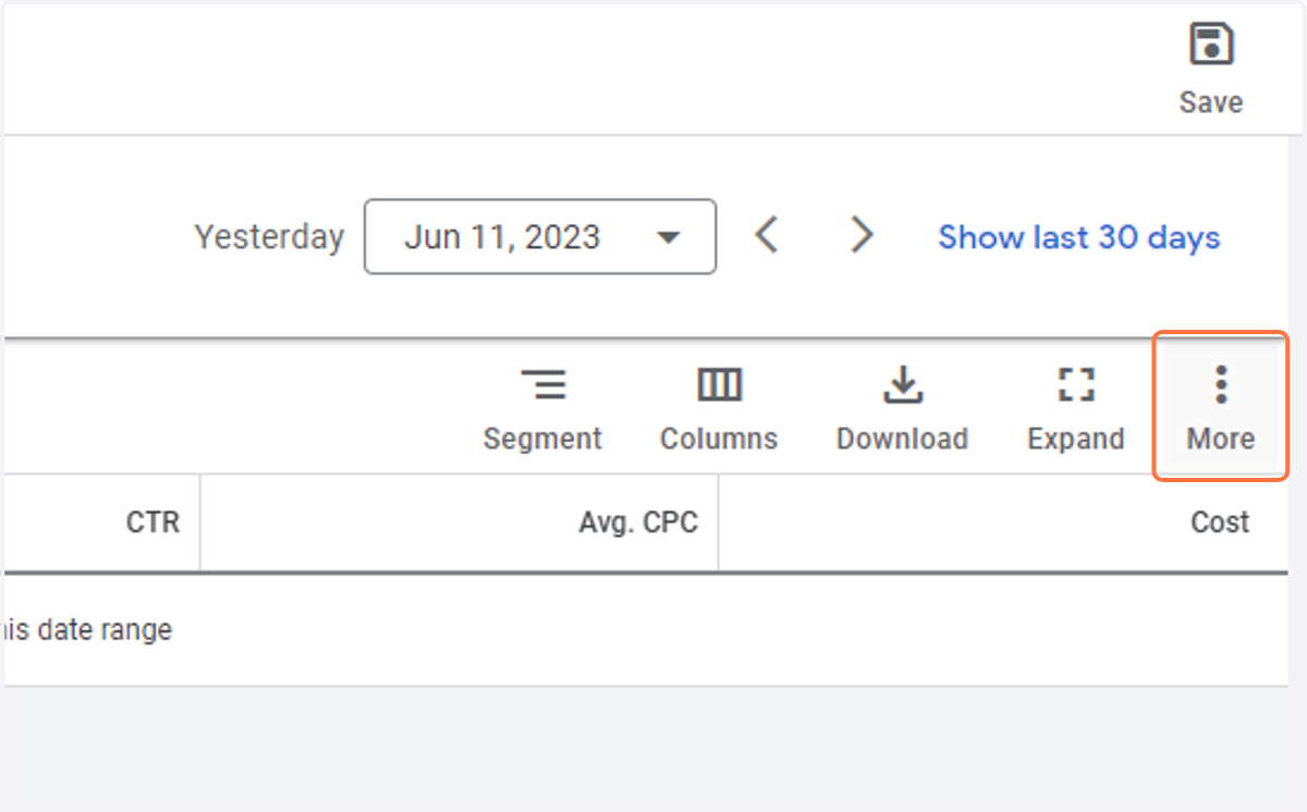 Click on More options
