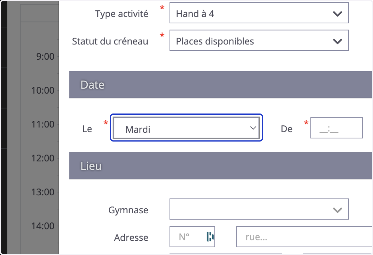 Select Mardi from Le