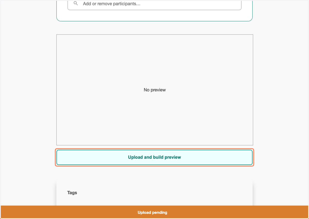 You can use the "Upload and build preview" option to see a completed version of your story before you submit your story