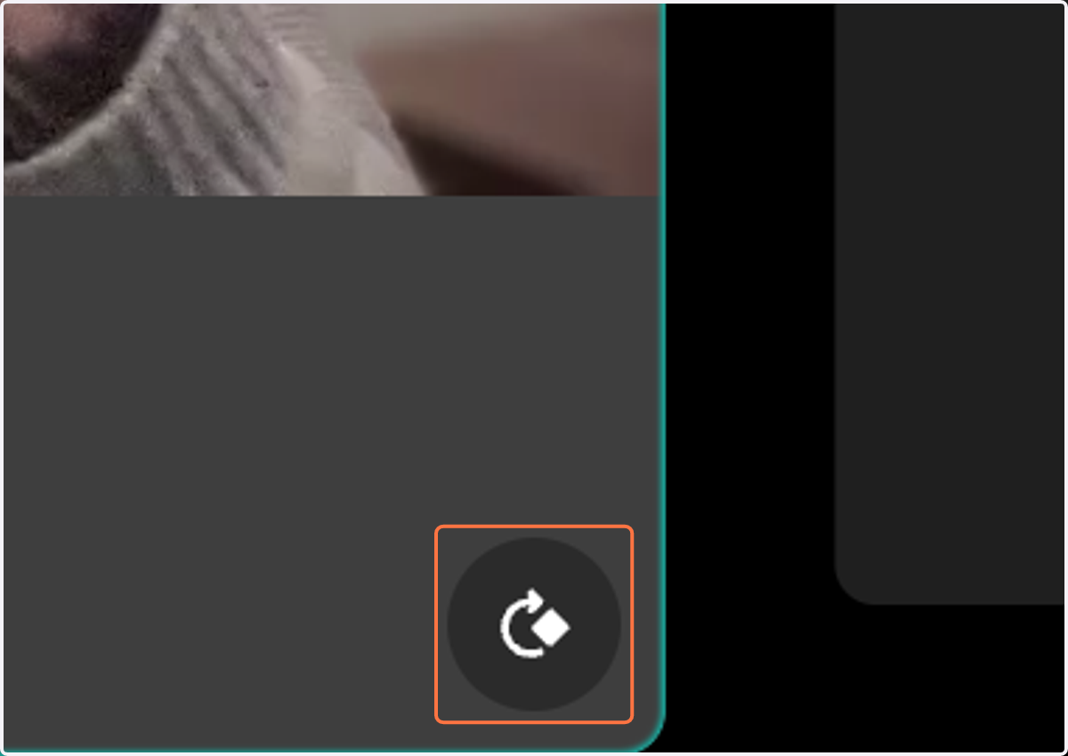In the bottom right you will also see a rotation button.