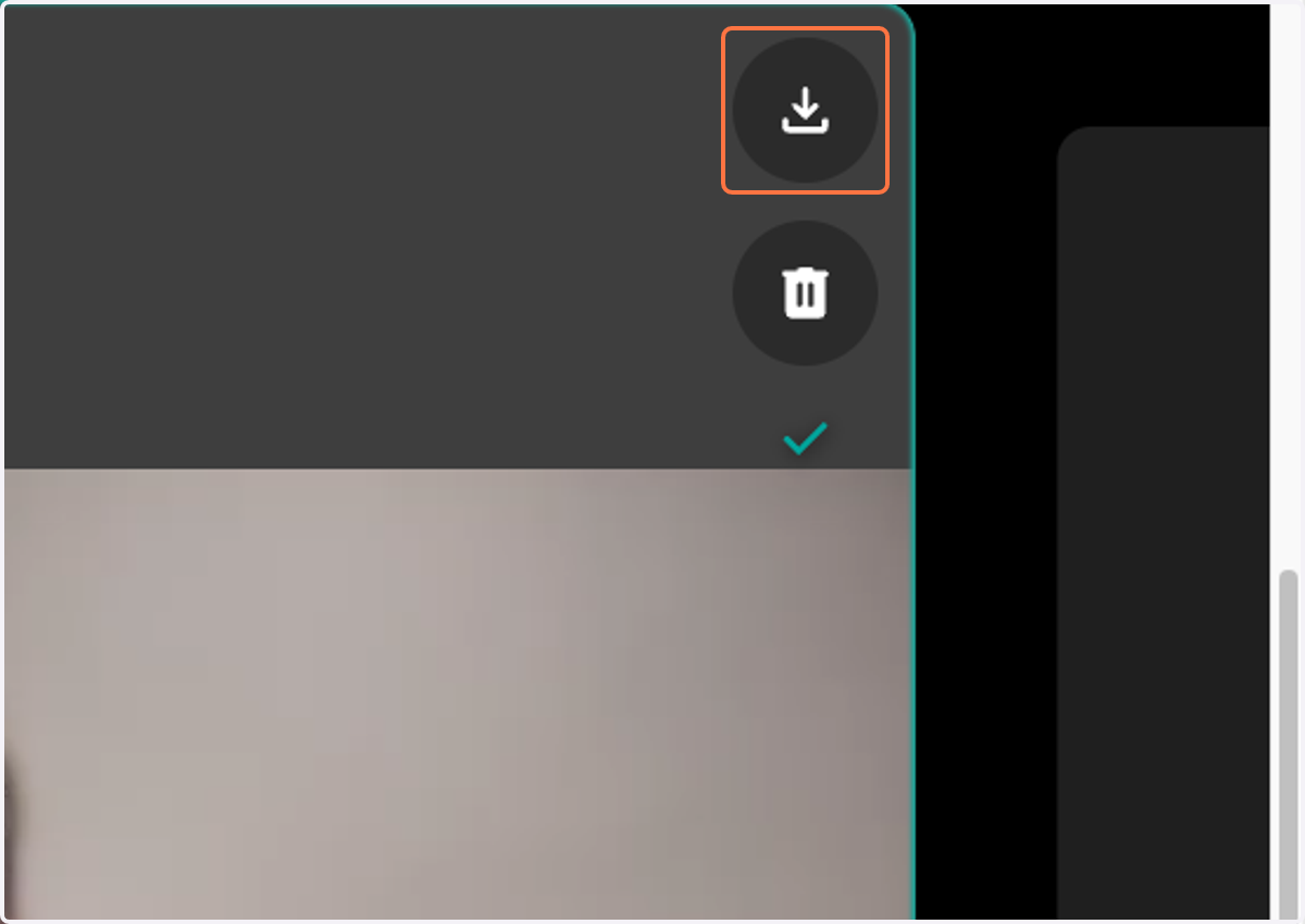 You will now also see the option to download your shot