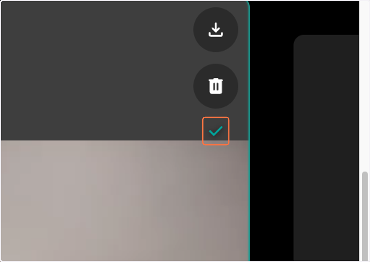 ...with a green "completed tick" to let you know your response has been captured.