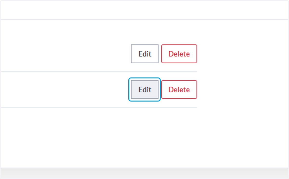 Click on Edit next to the page you have just created