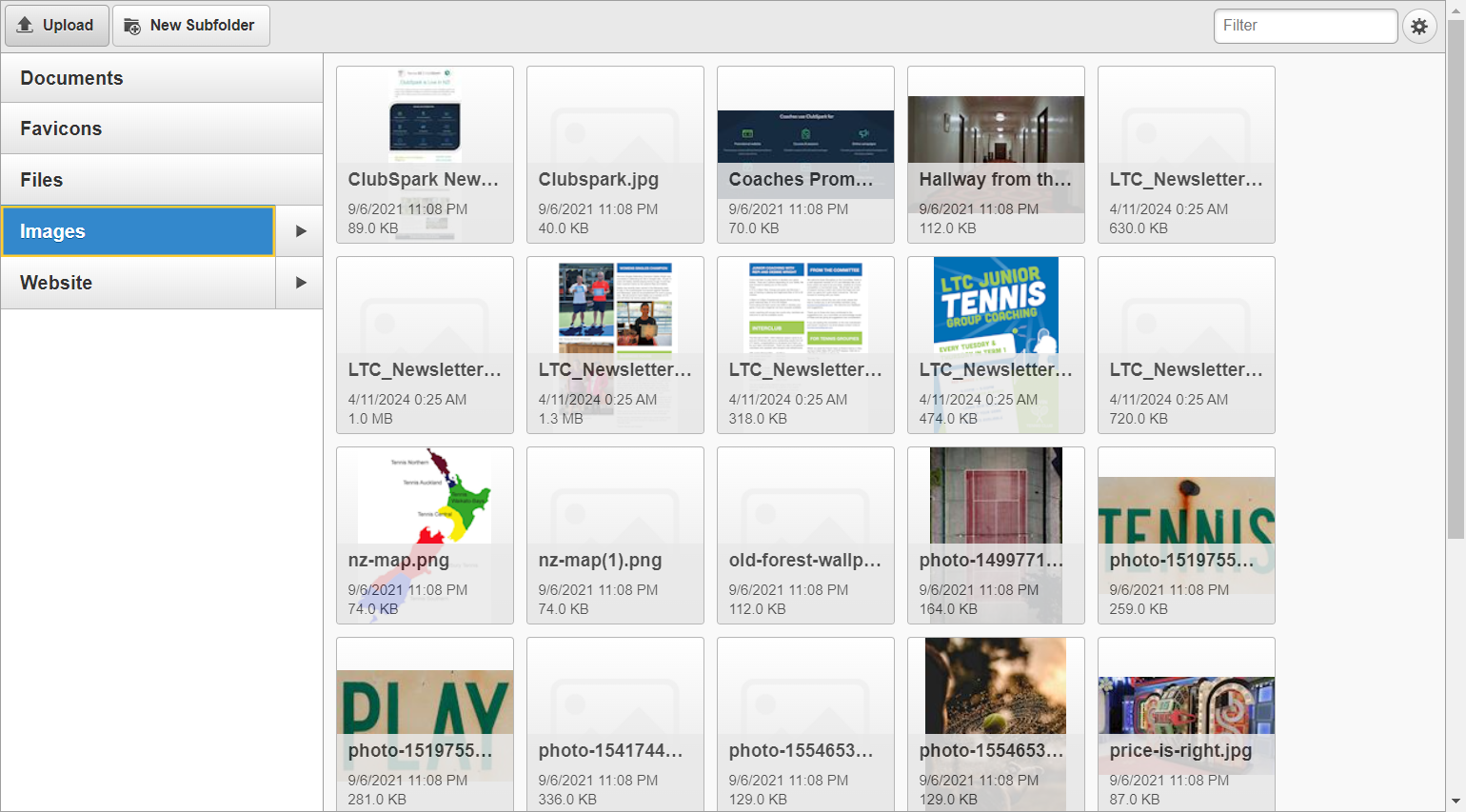 Click on Upload and locate the photo on your computer
