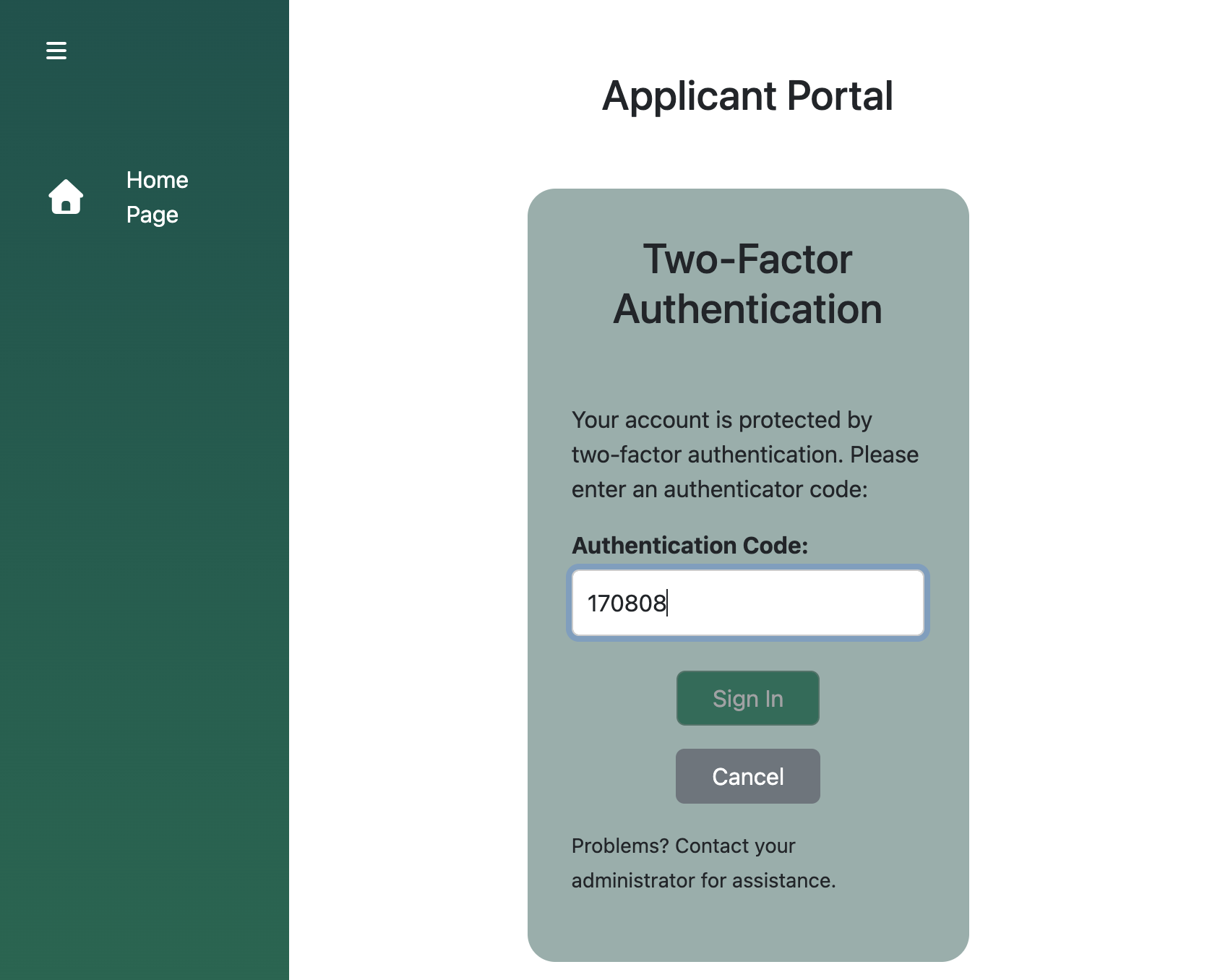 A. Go to your Authenticator App and click on the ID associated with this account. B. Type Authentication Code C. Click on Sign In