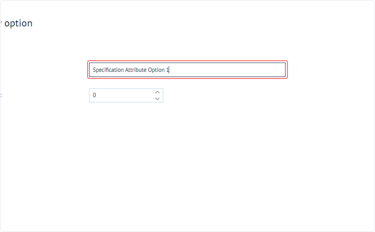 Define an option name