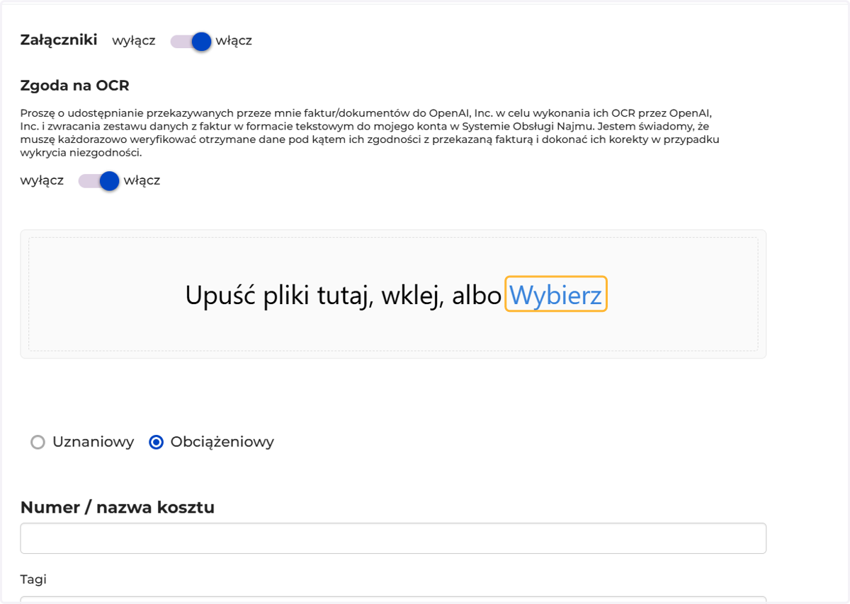 Wgraj lub przeciągnij plik