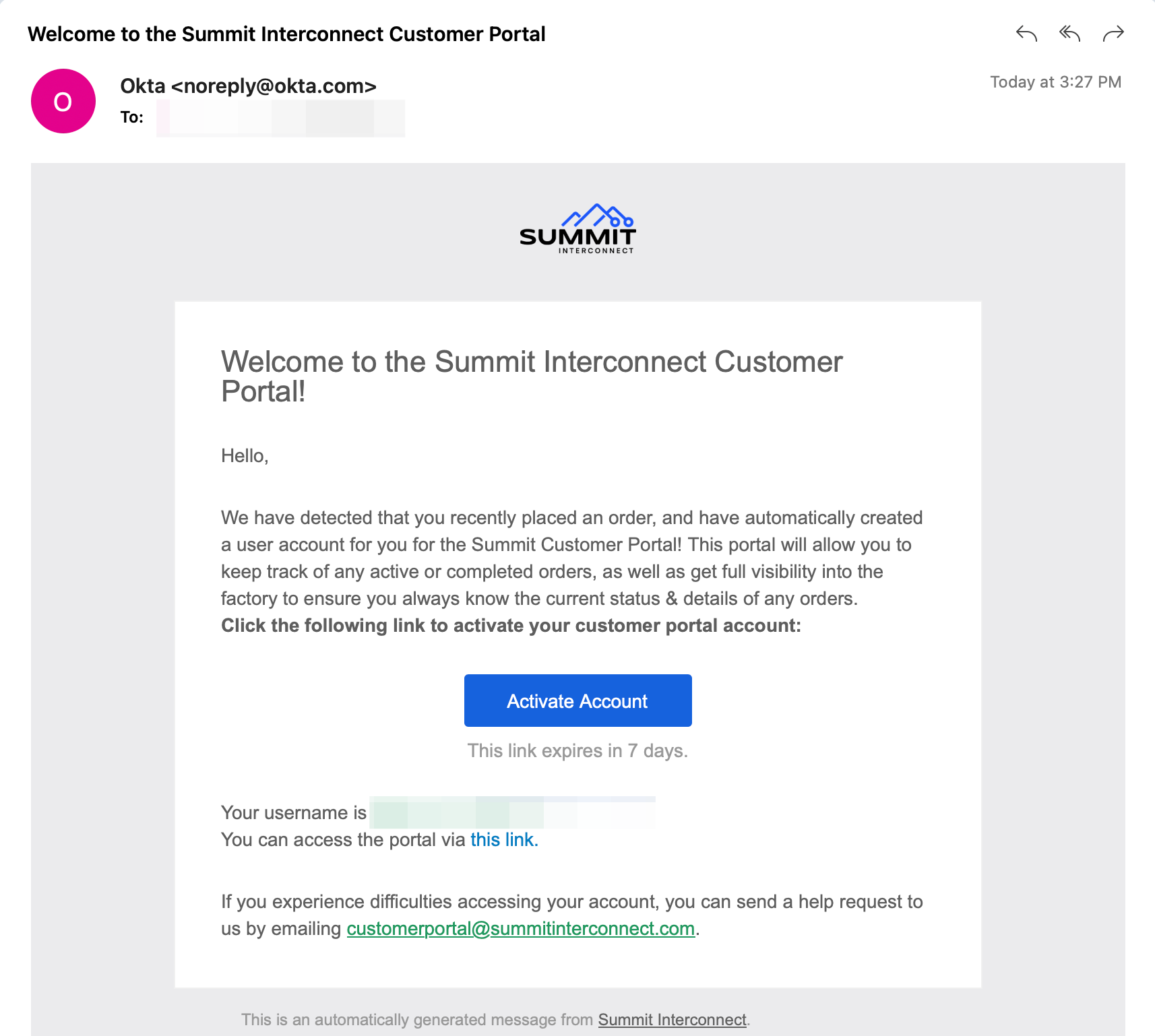 Your team member should receive an email like the one below inviting them to register