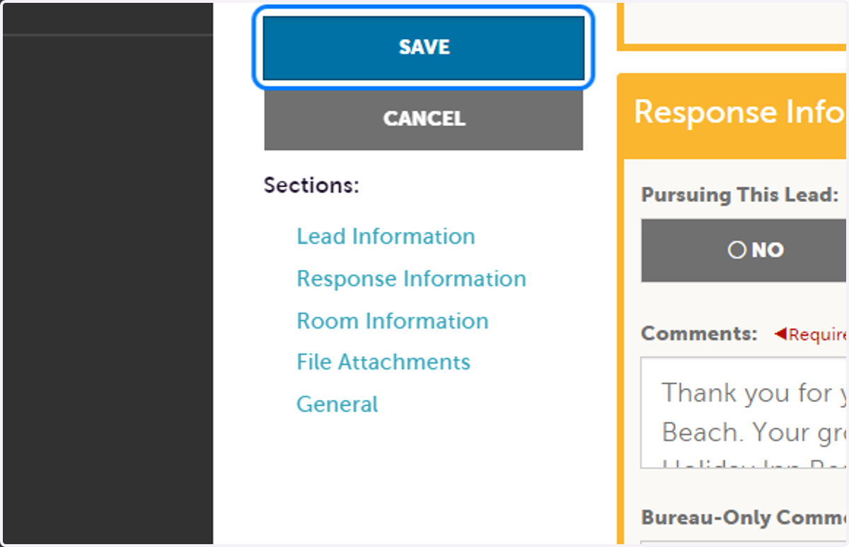 Click SAVE at the top right corner.