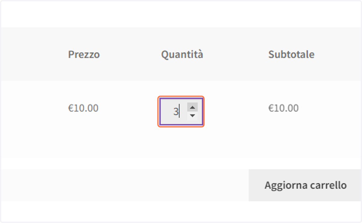 Click su "Donazione - erogazione liberale quantità"