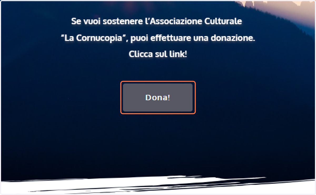 Click sul tasto "Dona!", in basso nel sito