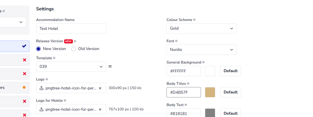 After having customized the color, you can redo it by clicking 'Default'.