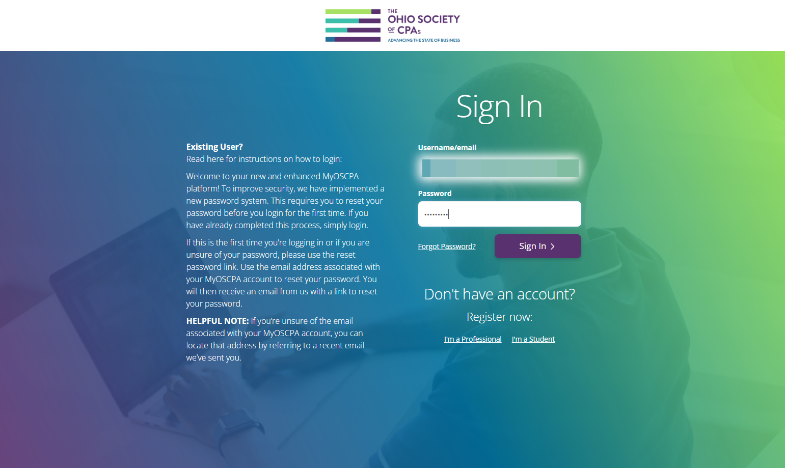Enter Your Password
